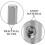 Car Radio Power Cable Silver 1set 1.9in 6