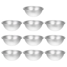 10 Pcs Aluminum Mold Semicircular Aluminium Moulds Semi-sphere Molds