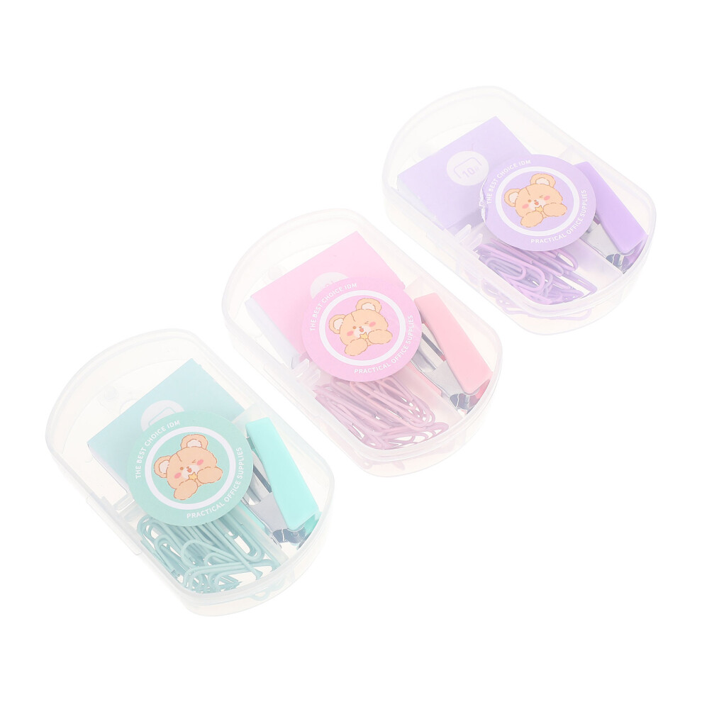 Photos - Other Office Equipment 3 Sets Stationary Student Office School Supplies Kit Accessories