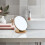 Table Freestanding Mirror Bathroom Vanity Mirror Stand Mirror 5