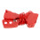 Adjustable Nylon Coated Cable Lockout Self-Locking Safety Lock Red 1