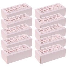 10pcs Macaron Packing Box Business Owners To Use