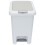 Raindrops Small Trash Can Garbage Bucket Plastic Gray-White 1pack 1