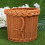 Elephant Shape Wicker Vegetable Storage Basket 10