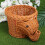 Elephant Shape Wicker Vegetable Storage Basket 7