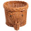 Elephant Shape Wicker Vegetable Storage Basket 5