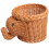 Elephant Shape Wicker Vegetable Storage Basket 1