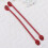 Red Cowhide Handbag Accessories For Diy Sewing 1set 10