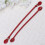 Red Cowhide Handbag Accessories For Diy Sewing 1set 11