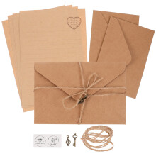 2 Sets Writing Paper Envelope Vintage Stationery Letter Papers Kit