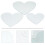 3 Pcs Patchwork Ruler Heart Stencil Large Stencils Tools Grey 4