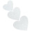 3 Pcs Patchwork Ruler Heart Stencil Large Stencils Tools Grey 6