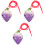 3 Pcs Wind Instruments Ocarina Beginner Beginners 5