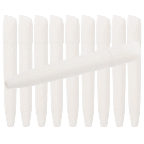 20Pcs White Fiber Replacement Pen Tips Durable Paint Marker Nibs