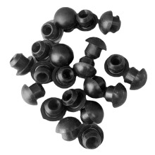 Worgeous 45 Pcs Oil Seal Tools Jack Oil Plug 1.40x1.20x1.20cm Black