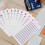 Raindrops  60 Sheets Kit Machine Budget Tracking Card Office 5