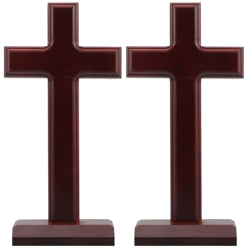 2 Pcs Wall Cross Bible Verses Decor Unique Ornament Religious 1