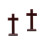 2 Pcs Wall Cross Bible Verses Decor Unique Ornament Religious 4