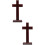 2 Pcs Wall Cross Bible Verses Decor Unique Ornament Religious 7