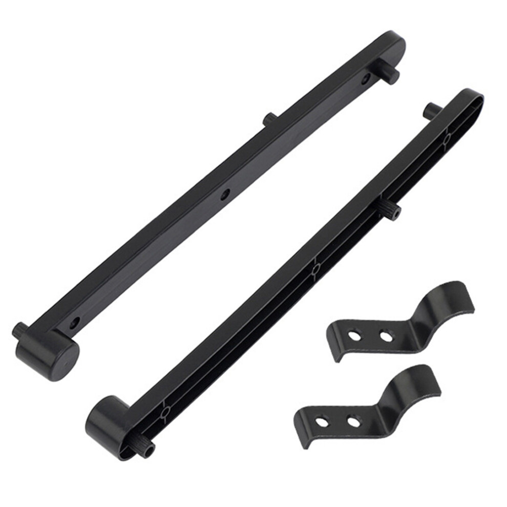 Cabinet Side Rails Hidden Door Doors Bookcase Dresser Black 3171599052460