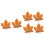 6pcs Maple Leaf Embroidery Applique Fabric Patches For Diy Sewing 8