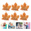 6pcs Maple Leaf Embroidery Applique Fabric Patches For Diy Sewing 4