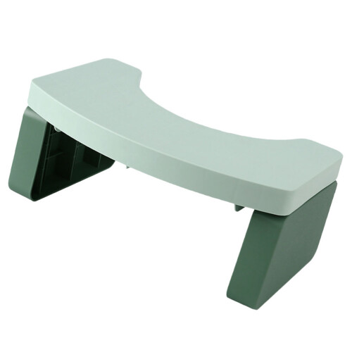 Bathroom Stool Green 1pc 15.72x9.82x6.68in