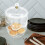 Candy Cookie Jar Travel Coffee Storage Canister Biscuits Container 4