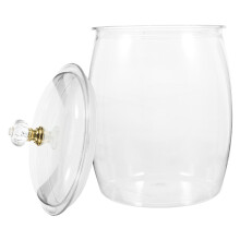 Candy Cookie Jar Travel Coffee Storage Canister Biscuits Container