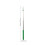Ceramic Tools Sponge Rod Light Green 3-Pcs 2