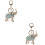 2 Keychain Attractive Attention-Grabbing Miss 6