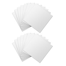 Wall Mirror Mirror Tile Silver Acrylic 16pcs Self Adhesive