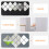 Wall Mirror Mirror Tile Silver Acrylic 16pcs Self Adhesive 9