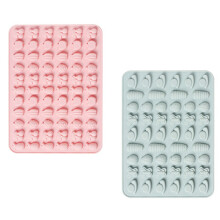 2 stuks siliconen fondant- en chocolademal voor thuisgebruik