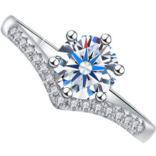 Rings Women Moissanite Adjustable Free For Wife