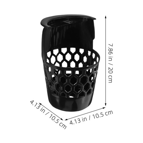 2 Pcs Pool Table Replacement Parts Professional Pockets Black 1