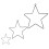 3 Pcs Star Wreath Frame Wire Pentagram Iron Circle Child 6