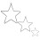 3 Pcs Star Wreath Frame Wire Pentagram Iron Circle Child 5