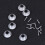 2 Sets Guitar Tuner Washers Screws Replacement Parts Adapter Bushing 9