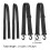 Ski Boot Sling 4pcs Black Easy Fixing Adjustable 2