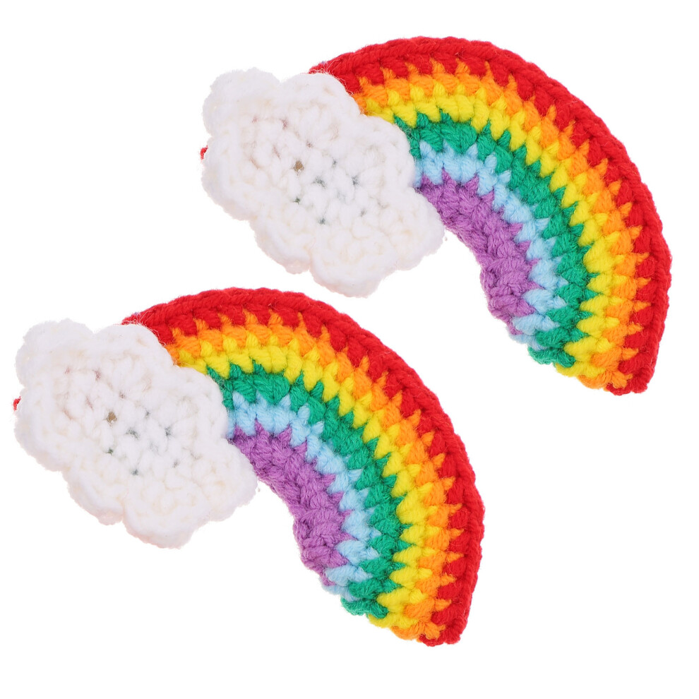 Yarn Cloud Hairpin Diy Phone Case Material Decor 2pcs-image-OPC-PK8V5KV-NEW