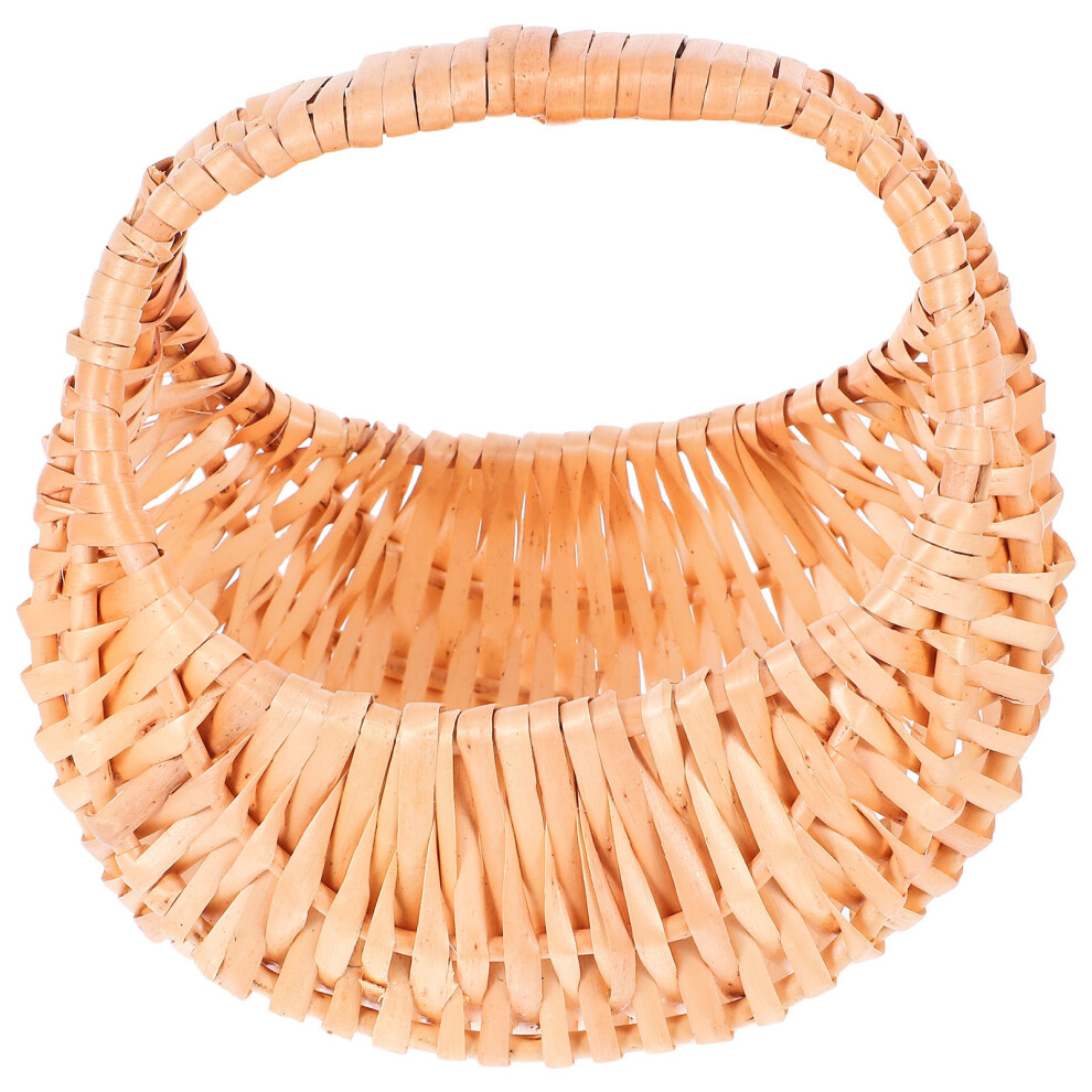 1pack Rectangular Beige Woven Flower Basket For Wedding Use-image-OPC-PK8V5P5-NEW