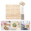 Raindrops Crochet Squaring Boards Khaki Stainless Steel 1 Set 9