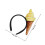 Ice Cream Headband Food-Themed Fabric 2set 2