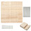 Raindrops Crochet Squaring Boards Khaki Stainless Steel 1 Set 5