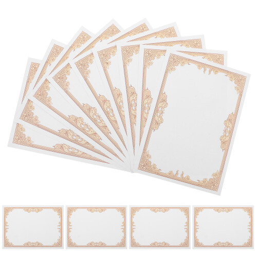 30 Pcs Achievement Printable Certificate Inner Page