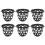 Billiard Storage Holder Prevent Ball Drop 6pcs 9