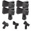 4St Microfoonstandaard Clip Voor Handheld En Draadloze Microfoons 4