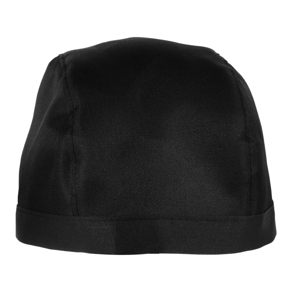 Chef Hat Headwear For Service Kitchen Restaurant (Black) 3171599082399