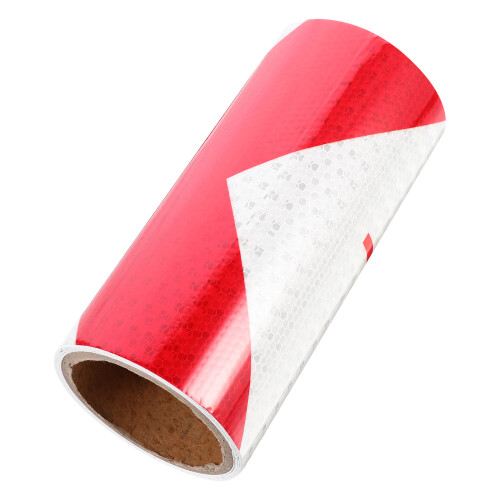 1 Pc High Visibility Reflective Safety Sticker Red For Drivers